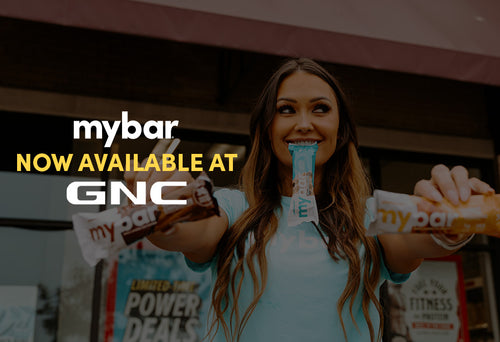 mybar now available at GNC!